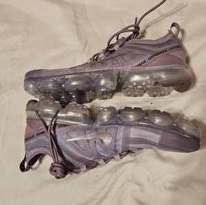 Nike VaporMax in Lavender with Clear Soles